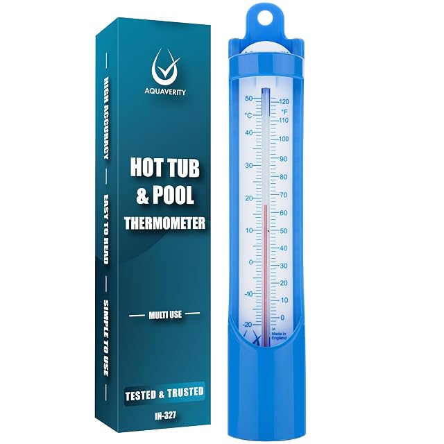 Termómetro de agua de inmersión AQUAVERITY para piscinas, spas y baño en agua fría