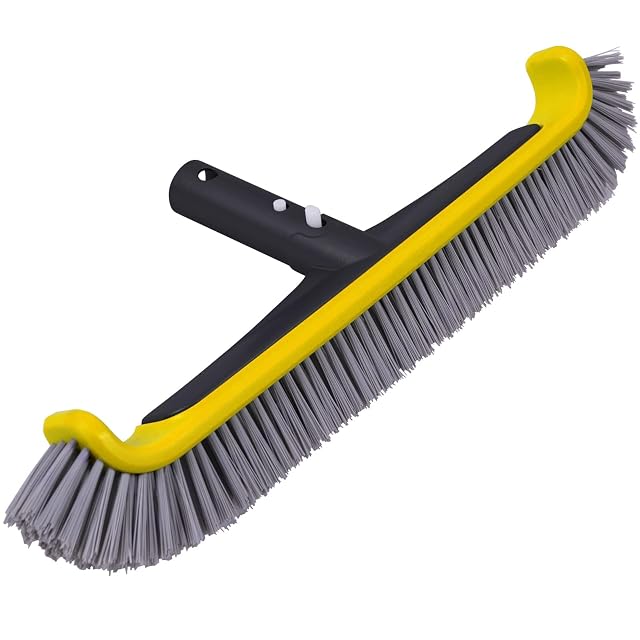 Cabezal aspirador manual lastrado POOLAZA de 35 cm de ancho sobre ocho ruedas